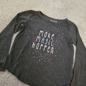 E6🔹️Jumping Beans Charcoal Long Sleeve Tee - Make Magic Happen